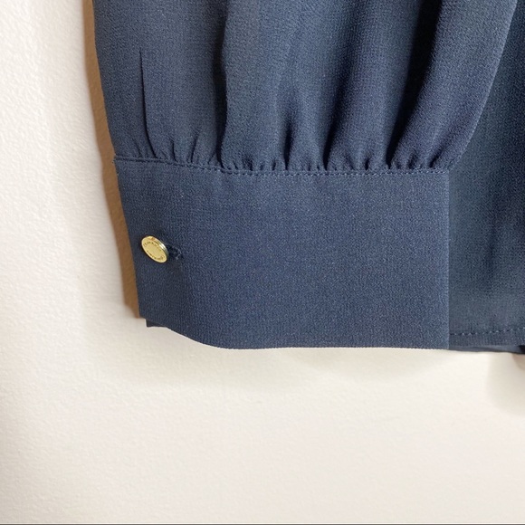 {Calvin Klein} cold-shoulder blouse - Picture 3 of 7